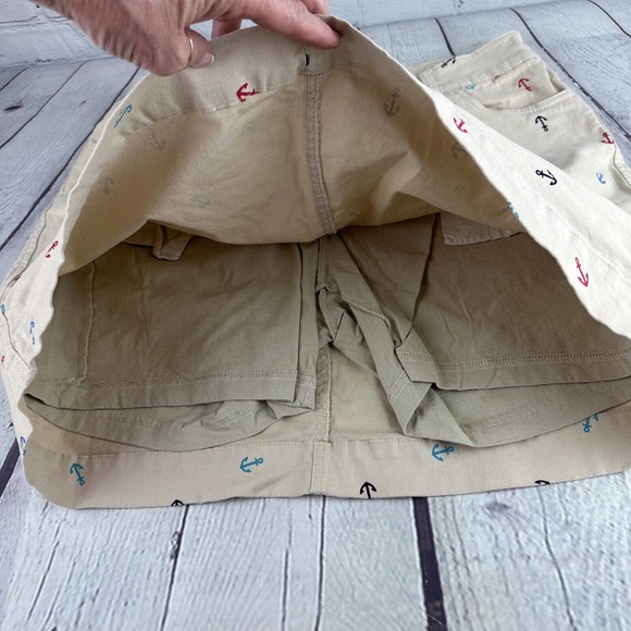 WOMAN WITHIN Anchor Print Skort Shorts Under Skirt Size‎ 14W - Picture 3 of 10